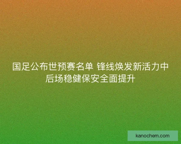 国足公布世预赛名单 锋线焕发新活力中后场稳健保安全面提升